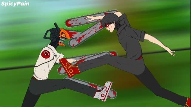 Chainsaw man vs black denji full Chainsaw man vs black denji full