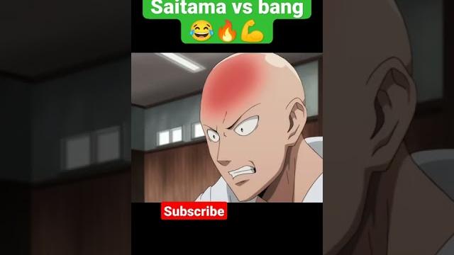 Saitama vs bang funny moment️ #saitama #badass #funny Saitama vs bang funny moment️ #saitama #badass #funny