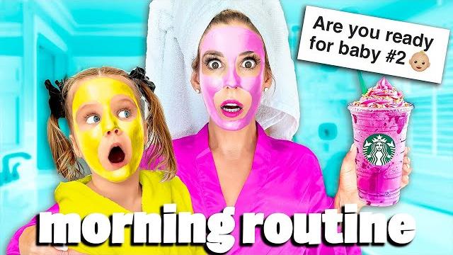 Summer morning routine with daughter Summer morning routine with daughter