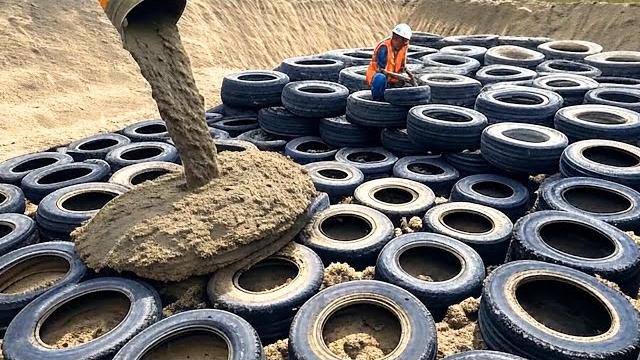 Construction workers can't believe this technique works - most ingenious construction technologies Construction workers can't believe this technique works - most ingenious construction technologies