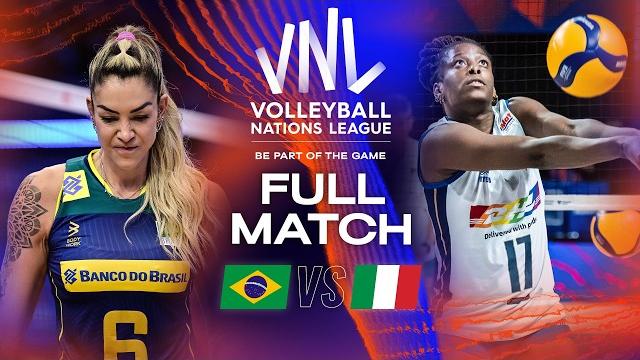 Legendary match - bra vs. ita - full match | women's vnl 2023 Legendary match - bra vs. ita - full match | women's vnl 2023