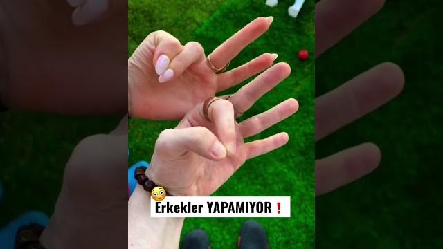 Bu hareketi̇ sadece kizlar yapabi̇li̇yor! Bu hareketi̇ sadece kizlar yapabi̇li̇yor!