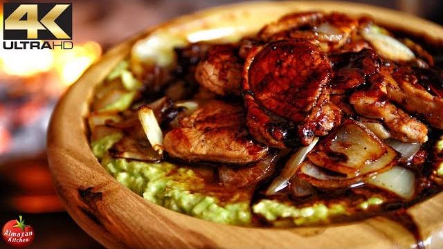 Epic glazed avocado loin! - winter outside cooking Epic glazed avocado loin! - winter outside cooking