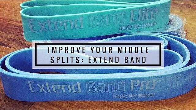 Improve your middle splits: dance extend band Improve your middle splits: dance extend band