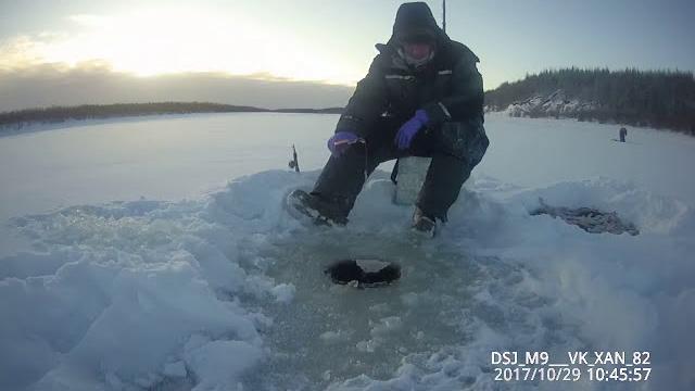 "клевая рыбалка - утренний клев окуня! якутия yakutia "клевая рыбалка - утренний клев окуня! якутия yakutia