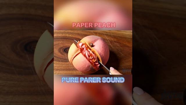 "satisfying paper peach cutting asmr "#asmr #peach #papercraft #ai #veo3 #cutting #relaxingvideo "satisfying paper peach cutting asmr "#asmr #peach #papercraft #ai #veo3 #cutting #relaxingvideo