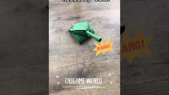 Origami military tank paper craft tutorial | diy origami tank m1 abrams step by step paper weapon Origami military tank paper craft tutorial | diy origami tank m1 abrams step by step paper weapon