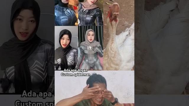 Cosplay spiderman #spiderman #hijabviral Cosplay spiderman #spiderman #hijabviral