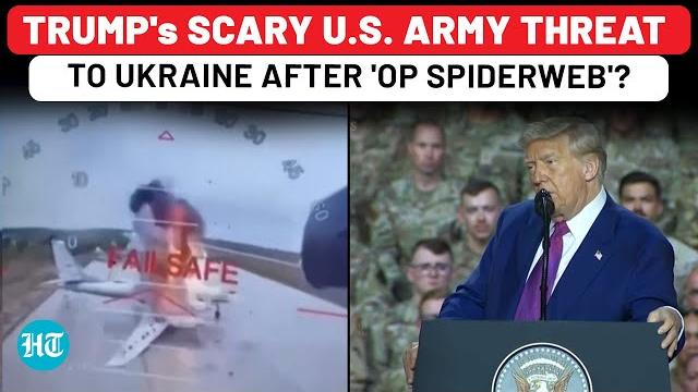 Trump angry at ukraine over op spiderweb drone attack on russia, sends chilling us army threat? Trump angry at ukraine over op spiderweb drone attack on russia, sends chilling us army threat?