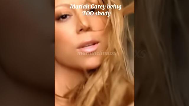 Mariah carey being too shady Mariah carey being too shady