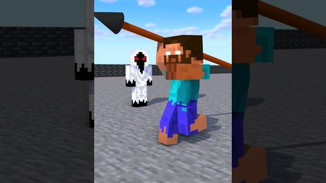 Help herobrine throw spear vs entity vs notch #herobrine #minecraft #shorts #entity Help herobrine throw spear vs entity vs notch #herobrine #minecraft #shorts #entity