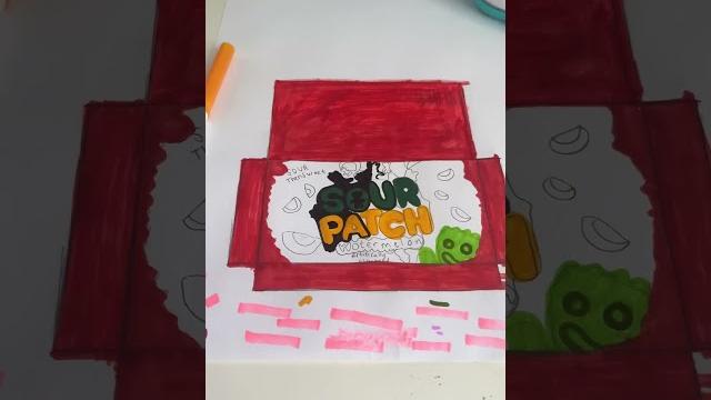 Make a paper squishy with me, sour patch, kids part one #art #blowup #viral #artist #papercrafts  Make a paper squishy with me, sour patch, kids part one #art #blowup #viral #artist #papercrafts 