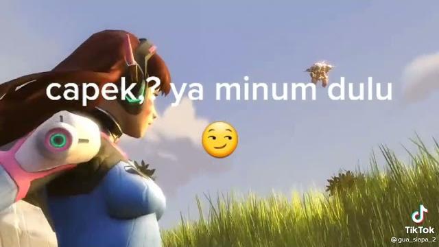 Hana dva capek minum air dulu jangan berfikir negatif Hana dva capek minum air dulu jangan berfikir negatif
