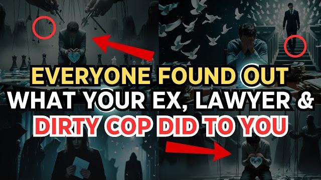 Chosen ones, investigation uncovered ur ex, lawyer & dirty cop hiding the crime committed against u! Chosen ones, investigation uncovered ur ex, lawyer & dirty cop hiding the crime committed against u!