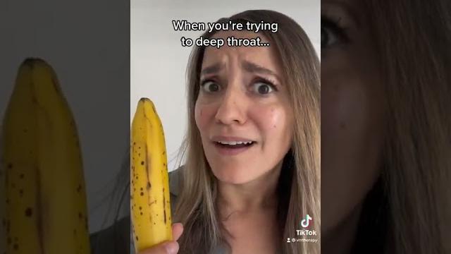 When you're trying to deep throat When you're trying to deep throat