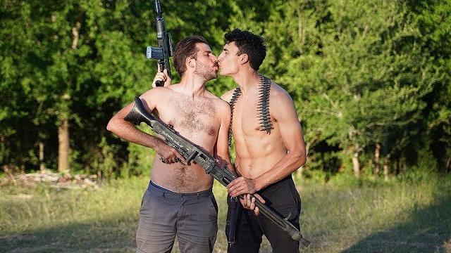 All these guns are making you gay All these guns are making you gay