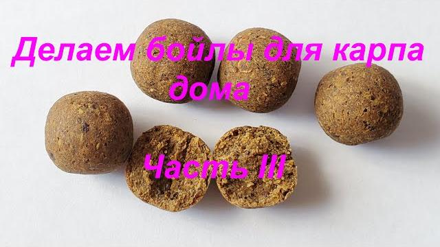 Делаем бойлы для карпа дома. часть iii Делаем бойлы для карпа дома. часть iii