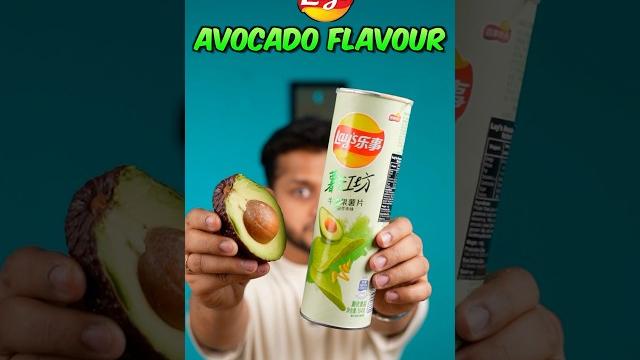 Weird avocado lays flavours #shorts #viral Weird avocado lays flavours #shorts #viral