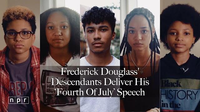 ‘what to the slave is the fourth of july?’: descendants read frederick douglass' speech | npr ‘what to the slave is the fourth of july?’: descendants read frederick douglass' speech | npr