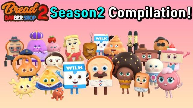 Breadbarbershop2 | season2 compilation! | english/animation/dessert/cartoon Breadbarbershop2 | season2 compilation! | english/animation/dessert/cartoon