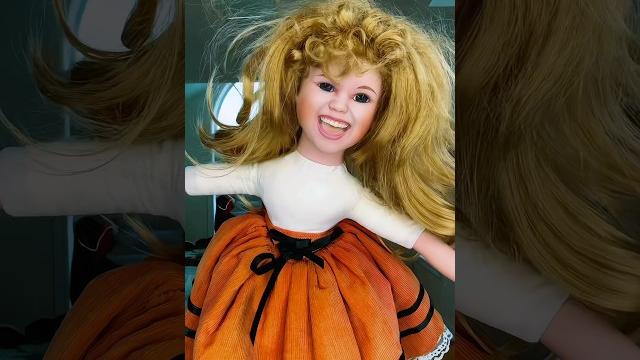 New doll is not having a good time! #funny #doll #comedy New doll is not having a good time! #funny #doll #comedy