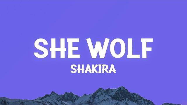 Shakira - she wolf (lyrics) Shakira - she wolf (lyrics)