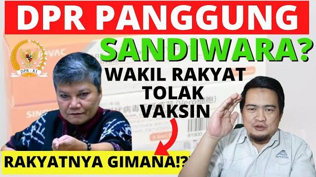 Dpr panggung sandiwara ?!? kalau wakil rakyat terang-terangan tolak vaksin, bagaimana rakyatnya ?? Dpr panggung sandiwara ?!? kalau wakil rakyat terang-terangan tolak vaksin, bagaimana rakyatnya ??
