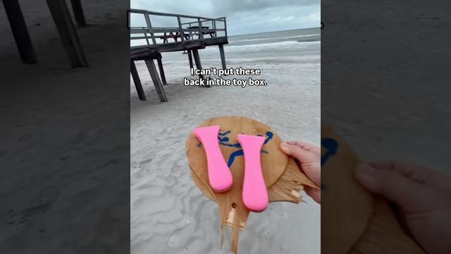 How did these break? #beach #trash How did these break? #beach #trash