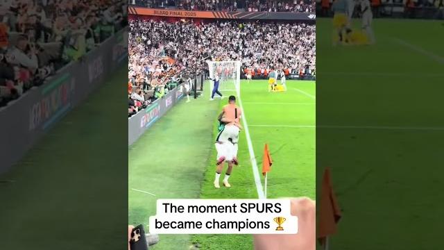 Limbs at full time as tottenham hotspur win the europa league! watch the uefa europa league final Limbs at full time as tottenham hotspur win the europa league! watch the uefa europa league final
