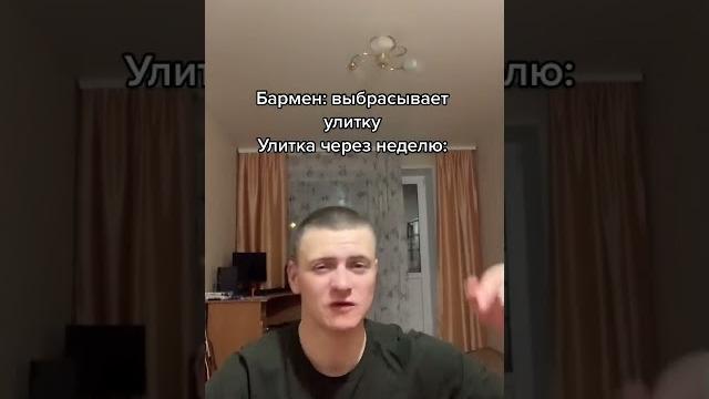 Бармен и улитка Бармен и улитка