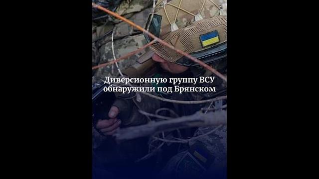 Диверсионную группу всу обнаружили под брянском Диверсионную группу всу обнаружили под брянском