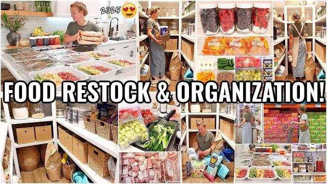 Food restock & home organization ideas!! organize with me | decluttering and organizing motivation Food restock & home organization ideas!! organize with me | decluttering and organizing motivation