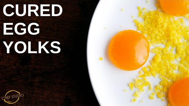 Cured egg yolks Cured egg yolks