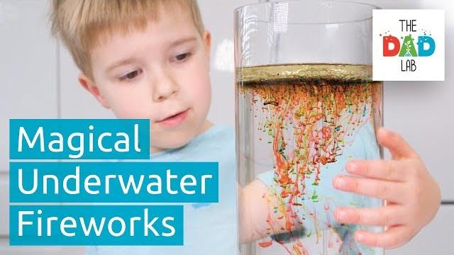 Fascinating oil & water science experiment for kids Fascinating oil & water science experiment for kids