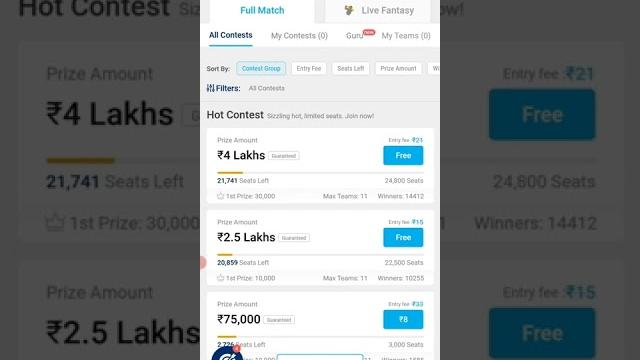 Free entry fantasy app / free entry fantasy cricket app Free entry fantasy app / free entry fantasy cricket app