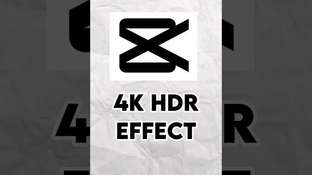 How to add 4k hdr effect in capcut||#bharateditz #shorts How to add 4k hdr effect in capcut||#bharateditz #shorts