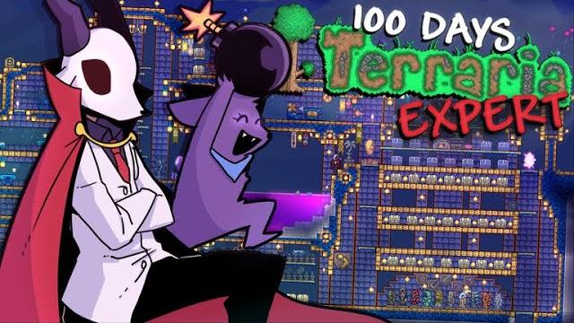 I spent 100 days in terraria expert mode I spent 100 days in terraria expert mode