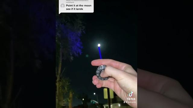 Laser at the moon Laser at the moon