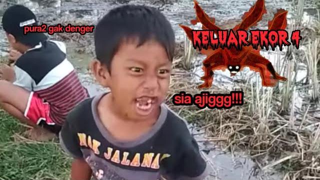 Bocah kalah main layangan Bocah kalah main layangan
