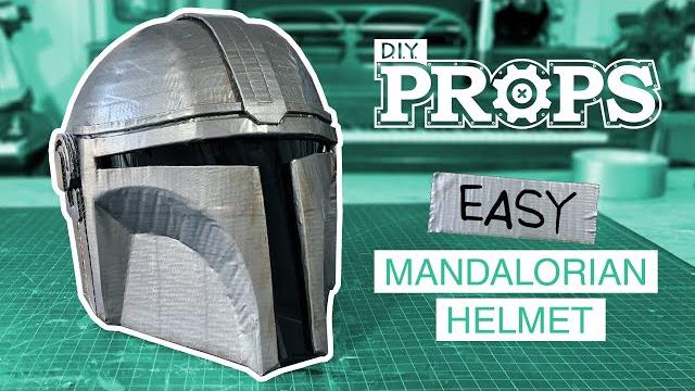 Easy diy cardboard mandalorian helmet | free templates Easy diy cardboard mandalorian helmet | free templates