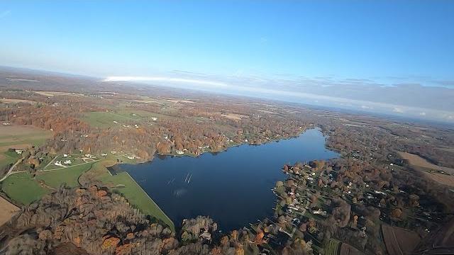 Lake latonka fall flyover Lake latonka fall flyover