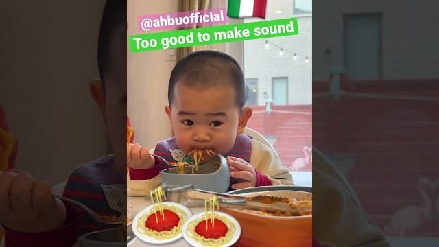 Ahbu cute baby silent spaghetti mukbang with bebek - so peaceful!" // pasta // foodie //canada Ahbu cute baby silent spaghetti mukbang with bebek - so peaceful!" // pasta // foodie //canada
