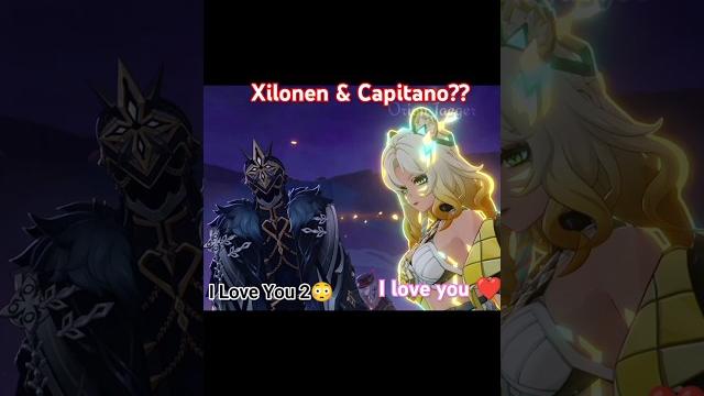 Xilonen and capitano??️ #genshinimpact Xilonen and capitano??️ #genshinimpact