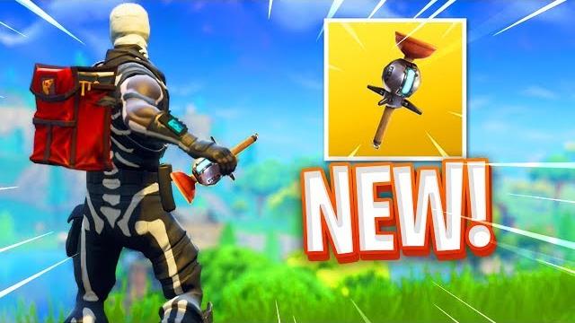 The new "clinger" grenade in fortnite The new "clinger" grenade in fortnite