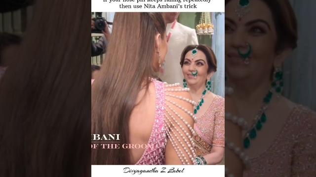 Tips for fix jewellery nita ambani's trick #shorts #fashion #ambani #divyagandhazlabel #nitaambani Tips for fix jewellery nita ambani's trick #shorts #fashion #ambani #divyagandhazlabel #nitaambani