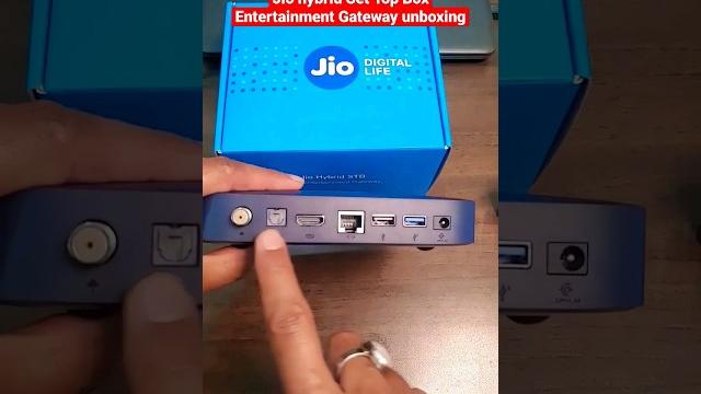 Jio hybrid set top box entertainment gateway unboxing video | jio wifi set top box #jio #jiostb Jio hybrid set top box entertainment gateway unboxing video | jio wifi set top box #jio #jiostb