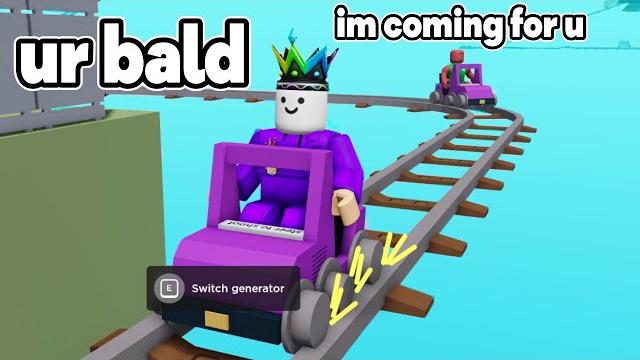 Roblox but i used a glitched hacker cart Roblox but i used a glitched hacker cart