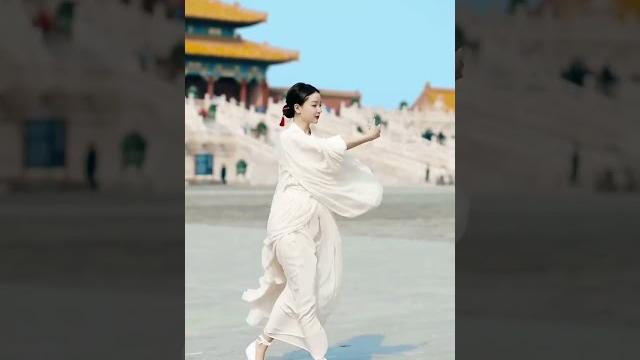 故宫秀飘逸汉服跳青花瓷 故宫秀飘逸汉服跳青花瓷