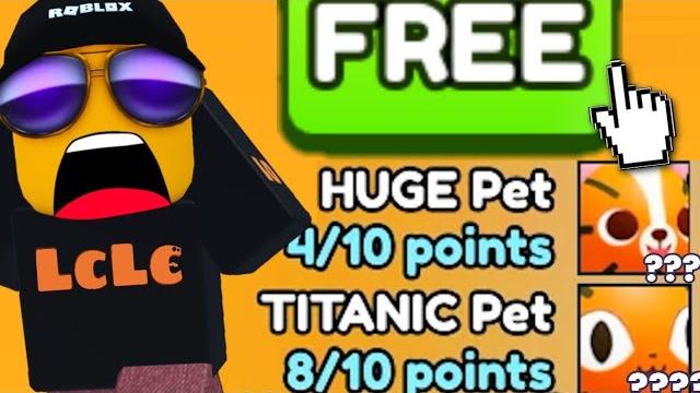 They just giving away titanics & huges now in pet sim 99 They just giving away titanics & huges now in pet sim 99