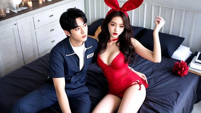 Lesbian heroine turns delivery guy into bunny girl, hubby returns! he hides under bed & discovers Lesbian heroine turns delivery guy into bunny girl, hubby returns! he hides under bed & discovers